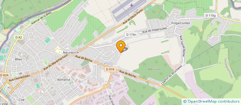 localisation de l'entreprise ILSK IMMO à SARREGUEMINES