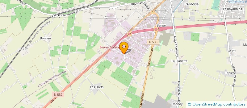 localisation de l'entreprise ILTEC FRANCE à BOURG-DE-PEAGE