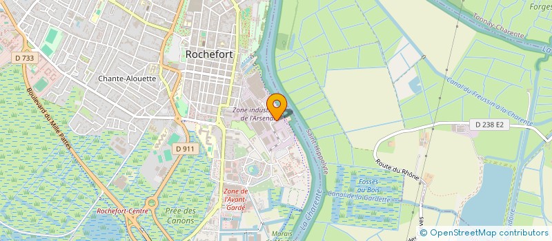 localisation de l'entreprise ILTS à ROCHEFORT