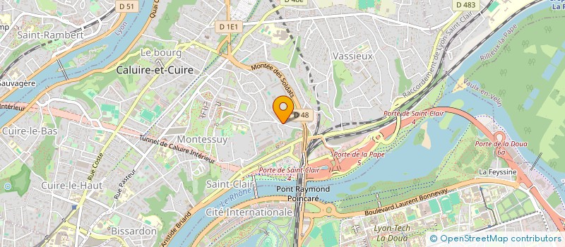 localisation de l'entreprise ILU  CALUIRE-ET-CUIRE