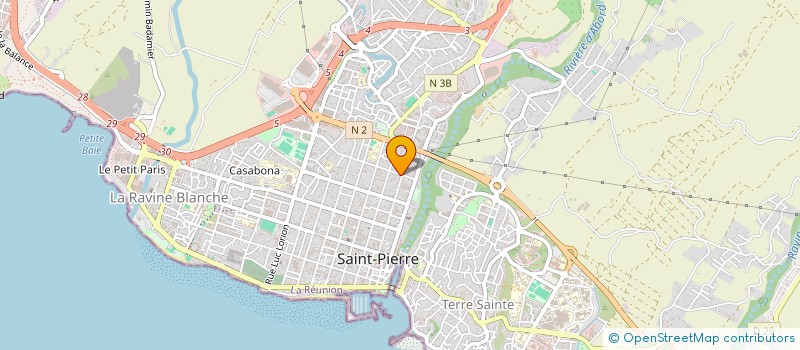 localisation de l'entreprise ILUKA à SAINT-PIERRE