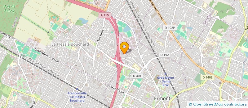 localisation de l'entreprise ILULISSAT  LE PLESSIS-BOUCHARD