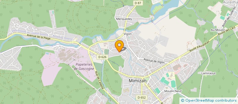 localisation de l'entreprise ILURO IMMOBILIER INTERNATIONAL  MIMIZAN