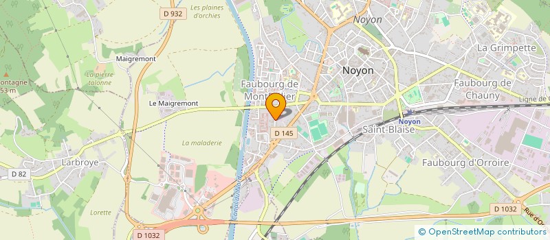 localisation de l'entreprise ILV CONCEPT à NOYON