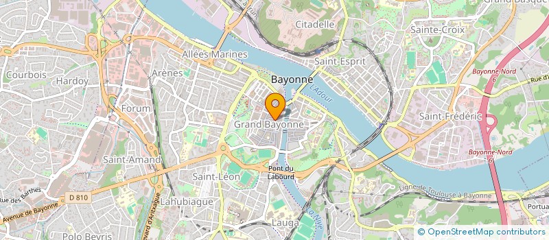 localisation de l'entreprise ILVARS  BAYONNE