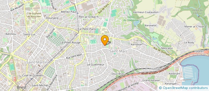 localisation de l'entreprise ILY-PHAN  BREST