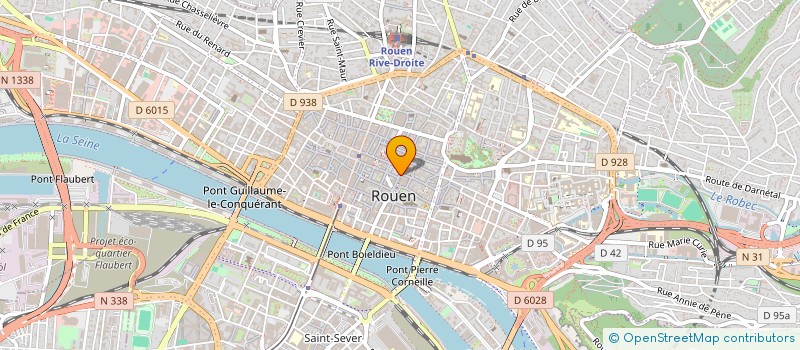 localisation de l'entreprise ILYACA à ROUEN