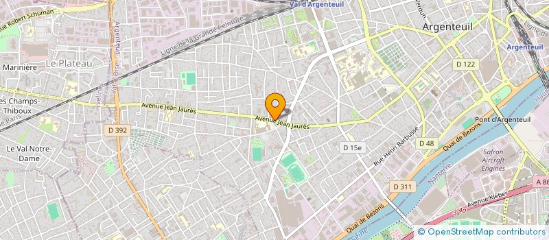 localisation de l'entreprise  ILYANA   ARGENTEUIL