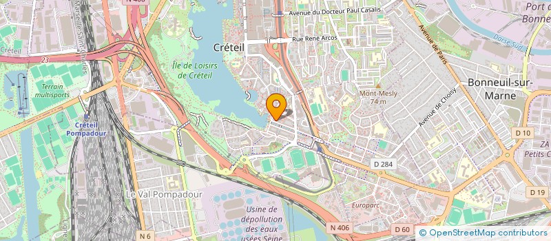 localisation de l'entreprise ILYANE à CRETEIL