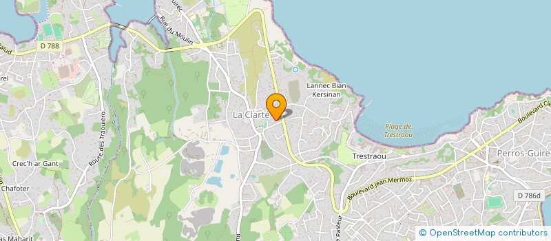 localisation de l'entreprise ILYANI  PERROS-GUIREC