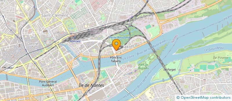 localisation de l'entreprise ILYAS à NANTES