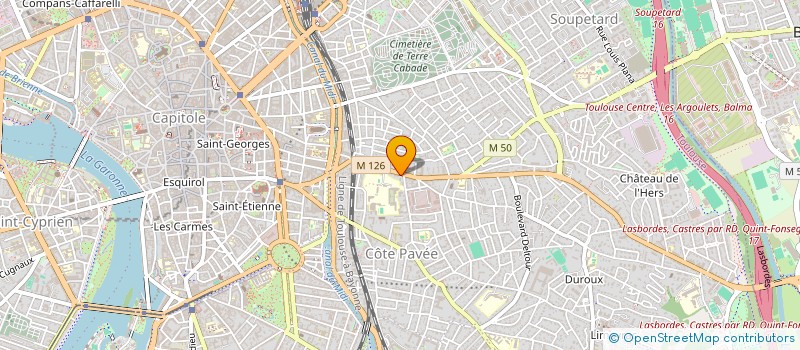 localisation de l'entreprise ILYATEL à TOULOUSE