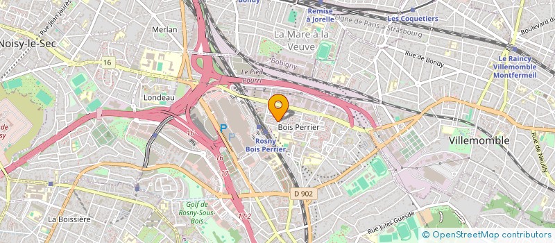 localisation de l'entreprise ILYCAB à MONTREUIL