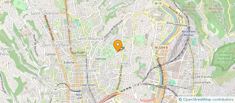 localisation de l'entreprise ILYCOACH SAS à NICE