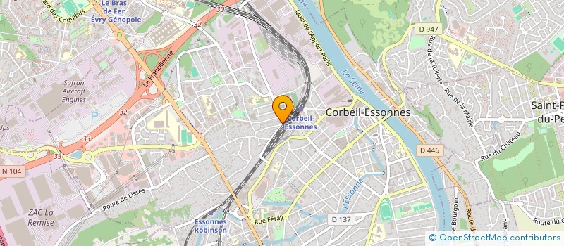 localisation de l'entreprise ILYES à CORBEIL-ESSONNES