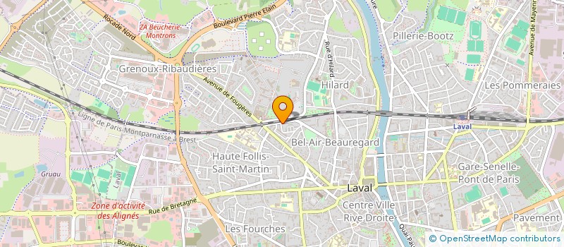 localisation de l'entreprise ILYES FIBRE à LAVAL