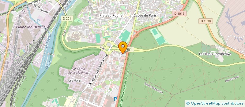 localisation de l'entreprise ILYES HOSPITALITY  CREIL