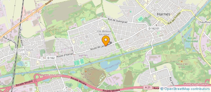 localisation de l'entreprise ILYES PICASSO  HARNES