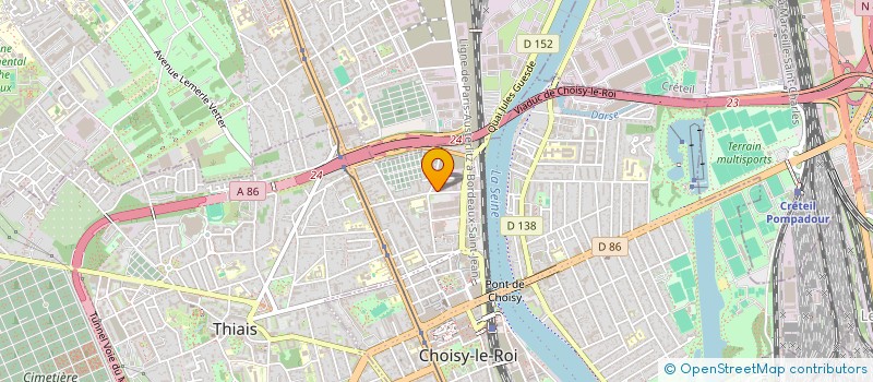 localisation de l'entreprise ILYES TRANSPORTS à CHOISY-LE-ROI