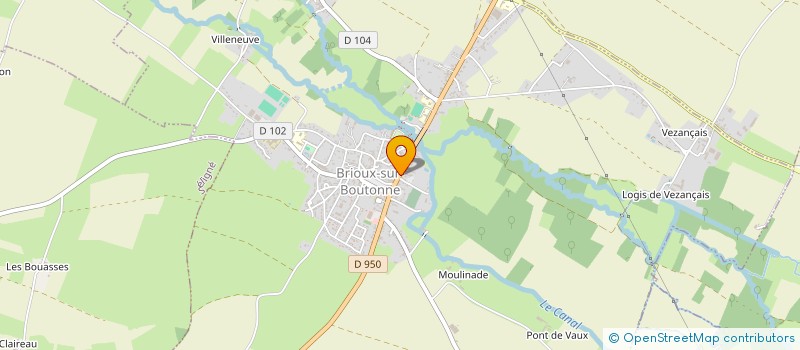 localisation de l'entreprise ILYFE  BRIOUX-SUR-BOUTONNE