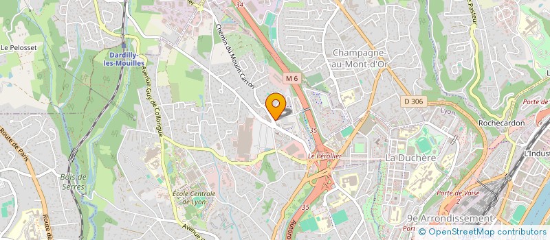 localisation de l'entreprise ILYIN SERVICES à ECULLY