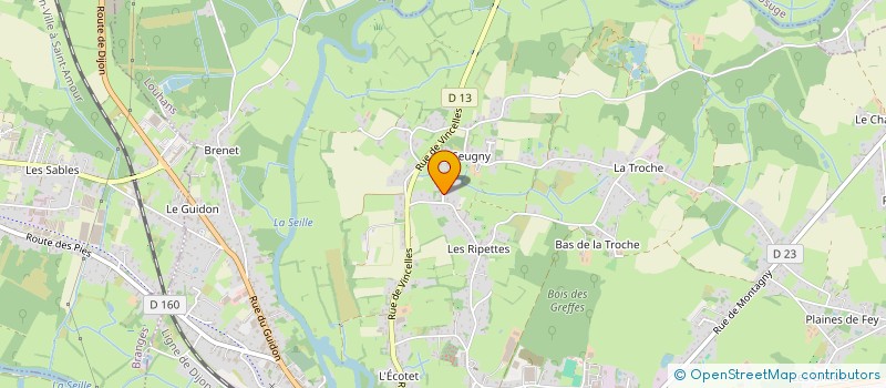 localisation de l'entreprise ILYMOON à LOUHANS