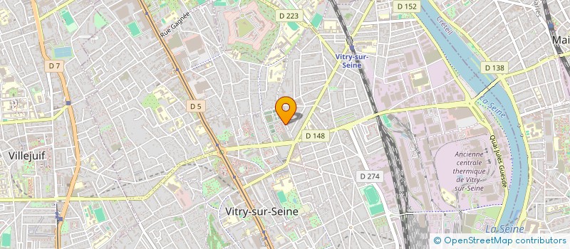 localisation de l'entreprise ILYNE DESIGN  VITRY-SUR-SEINE