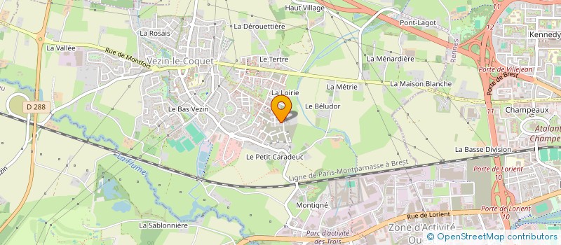 localisation de l'entreprise ILYNE TECHNOLOGIES  VEZIN-LE-COQUET