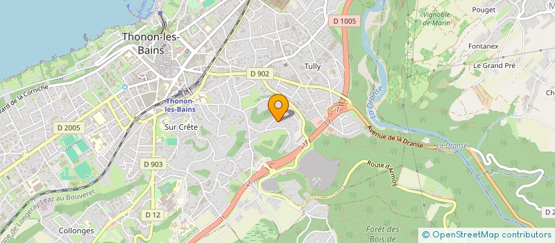 localisation de l'entreprise ILYO à THONON-LES-BAINS