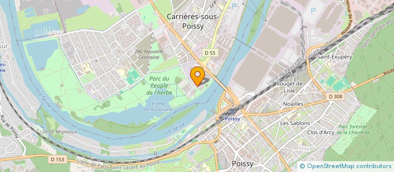 localisation de l'entreprise ILYSAR CONSULTING  CARRIERES-SOUS-POISSY