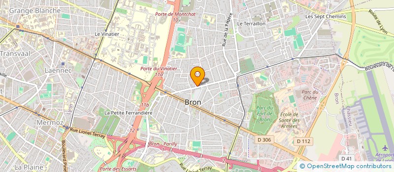 localisation de l'entreprise IM à BRON