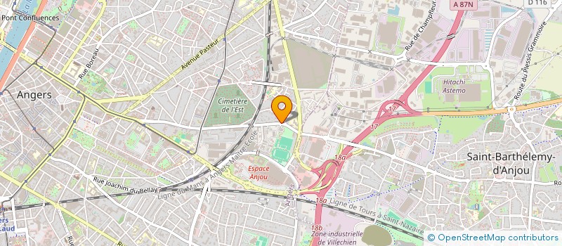 localisation de l'entreprise IM à ANGERS