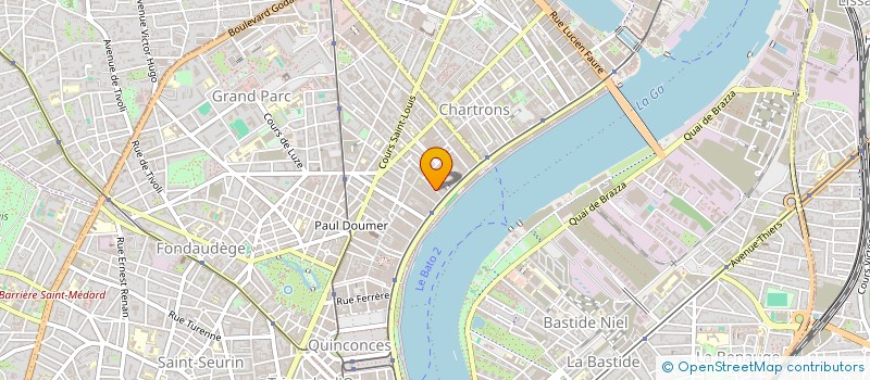 localisation de l'entreprise IM'ACTION  BORDEAUX