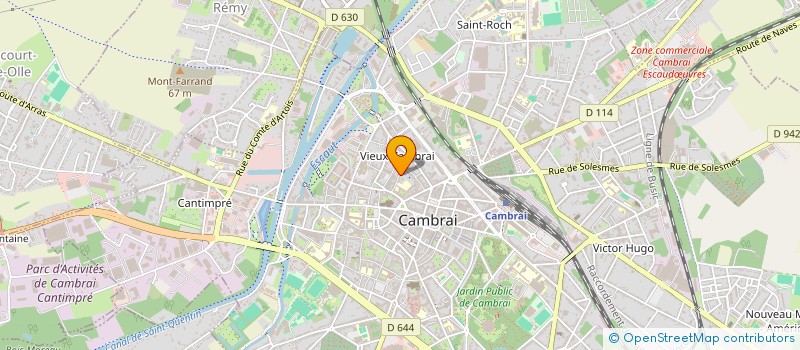 localisation de l'entreprise IM ALIX à CAMBRAI