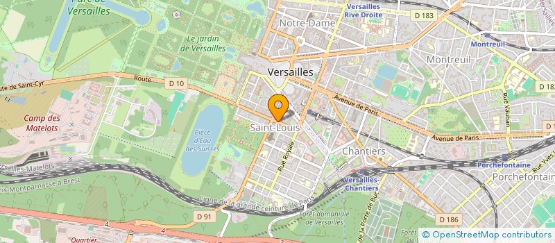 localisation de l'entreprise IM'ASSUR à VERSAILLES