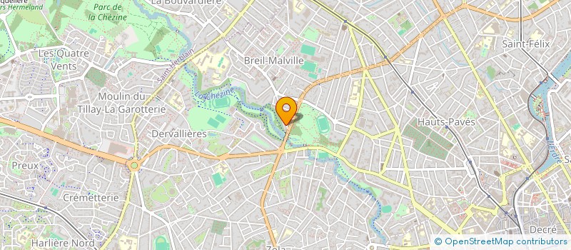 localisation de l'entreprise IM AUDITION à NANTES