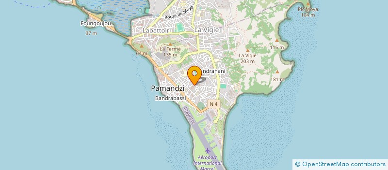 localisation de l'entreprise IM-BTP à PAMANDZI