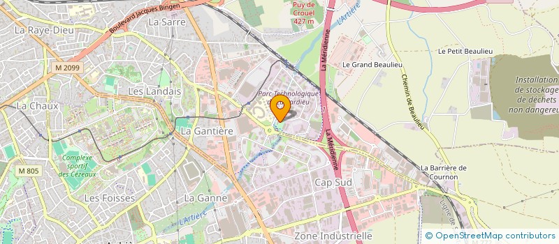 localisation de l'entreprise IM'CAD à CLERMONT-FERRAND