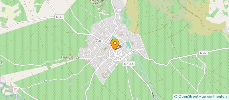 localisation de l'entreprise IM CONCEPT SUD  CAUX