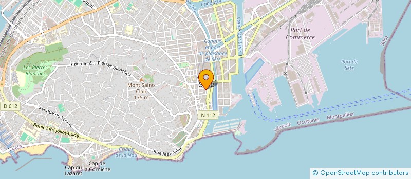 localisation de l'entreprise IM CONNECT à SETE