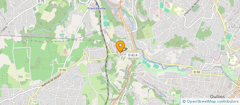 localisation de l'entreprise IM CONSTRUCTION  CHAPONOST