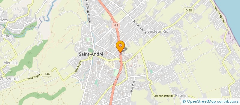 localisation de l'entreprise IM DISTRIBUTION à SAINT-ANDRE