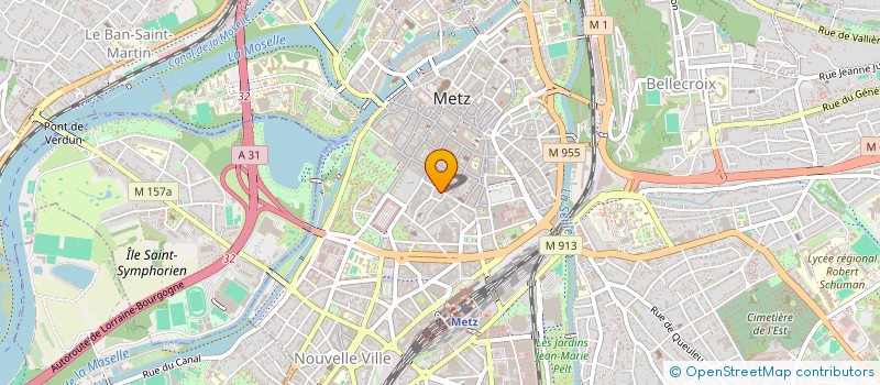 localisation de l'entreprise IM'EAU BLANCHE  METZ