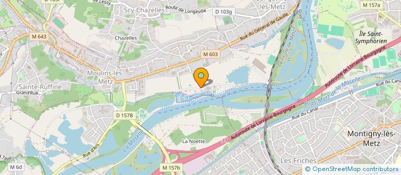 localisation de l'entreprise IM EVENEMENTIEL SARL  SCY-CHAZELLES