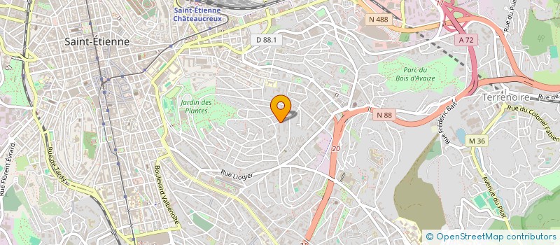 localisation de l'entreprise IM FINE à SAINT-ETIENNE