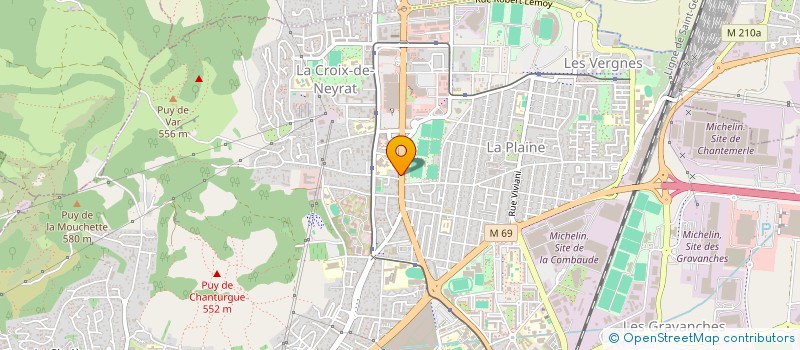 localisation de l'entreprise IM FINITION  CLERMONT-FERRAND