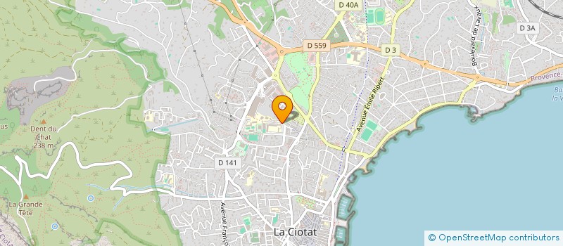 localisation de l'entreprise IM FORMATION à LA CIOTAT