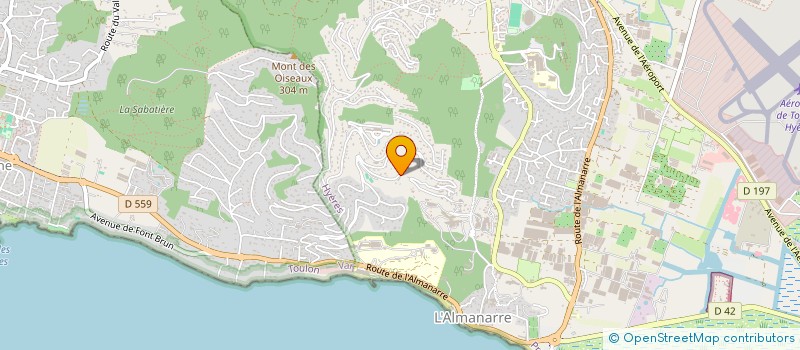 localisation de l'entreprise IM GRANDORDY à HYERES