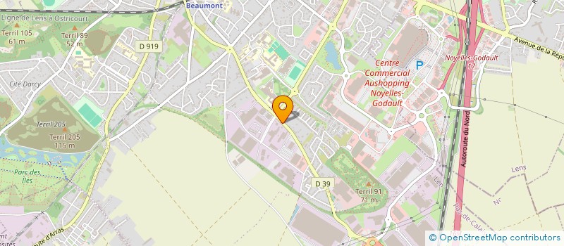 localisation de l'entreprise IM HAUTSDEFRANCE à HENIN-BEAUMONT