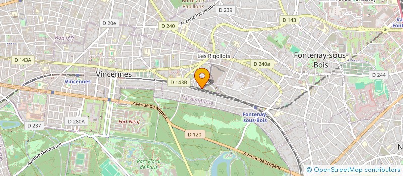 localisation de l'entreprise IM IMMOBILIER à VINCENNES